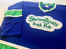 Load image into Gallery viewer, Custom Hockey Jerseys with the Shenanigans Irish Pub Team Logo
