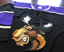 Load image into Gallery viewer, Custom Hockey Jerseys with a Moose Twill Logo

