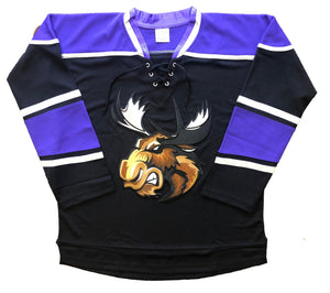 Individuelle Hockey-Trikots mit einem Moose-Twill-Logo
