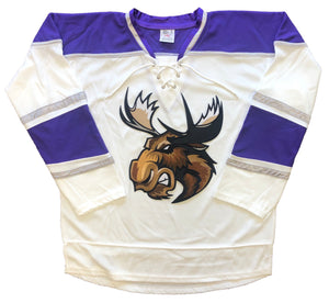 Custom Hockey Jerseys with a Moose Twill Logo