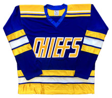 Load image into Gallery viewer, Custom Hockey Jerseys with a Chiefs Embroidered Twill Logo
