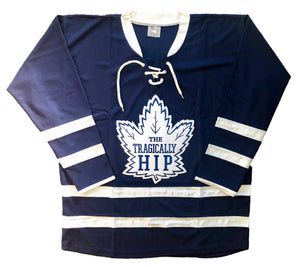 Custom Hockey Jerseys with a Tragically Hip Crest