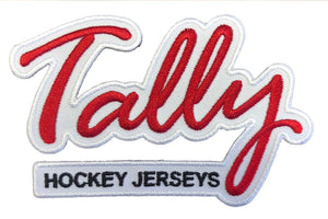 Schwarze Flex-Fit-Mütze mit großem Wappen/Logo von Tally Hockey Jerseys 30 $
