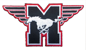 Mütze (grau) mit Wappen/Logo der Mustangs 29 $