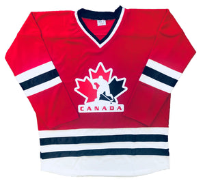 Custom Hockey Jerseys with a Twill Team Canada Logo