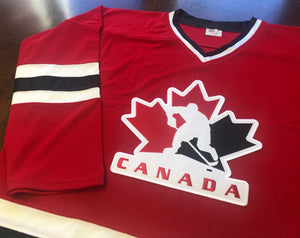 Custom Hockey Jerseys with a Twill Team Canada Logo – Tally Hockey