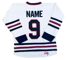Load image into Gallery viewer, Custom Hockey Jerseys with the Red Army Team Logo
