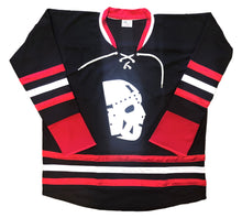 Laden Sie das Bild in den Galerie-Viewer, Individuelle Hockey-Trikots mit aufgesticktem Twill-Logo mit Torwartmaske 
