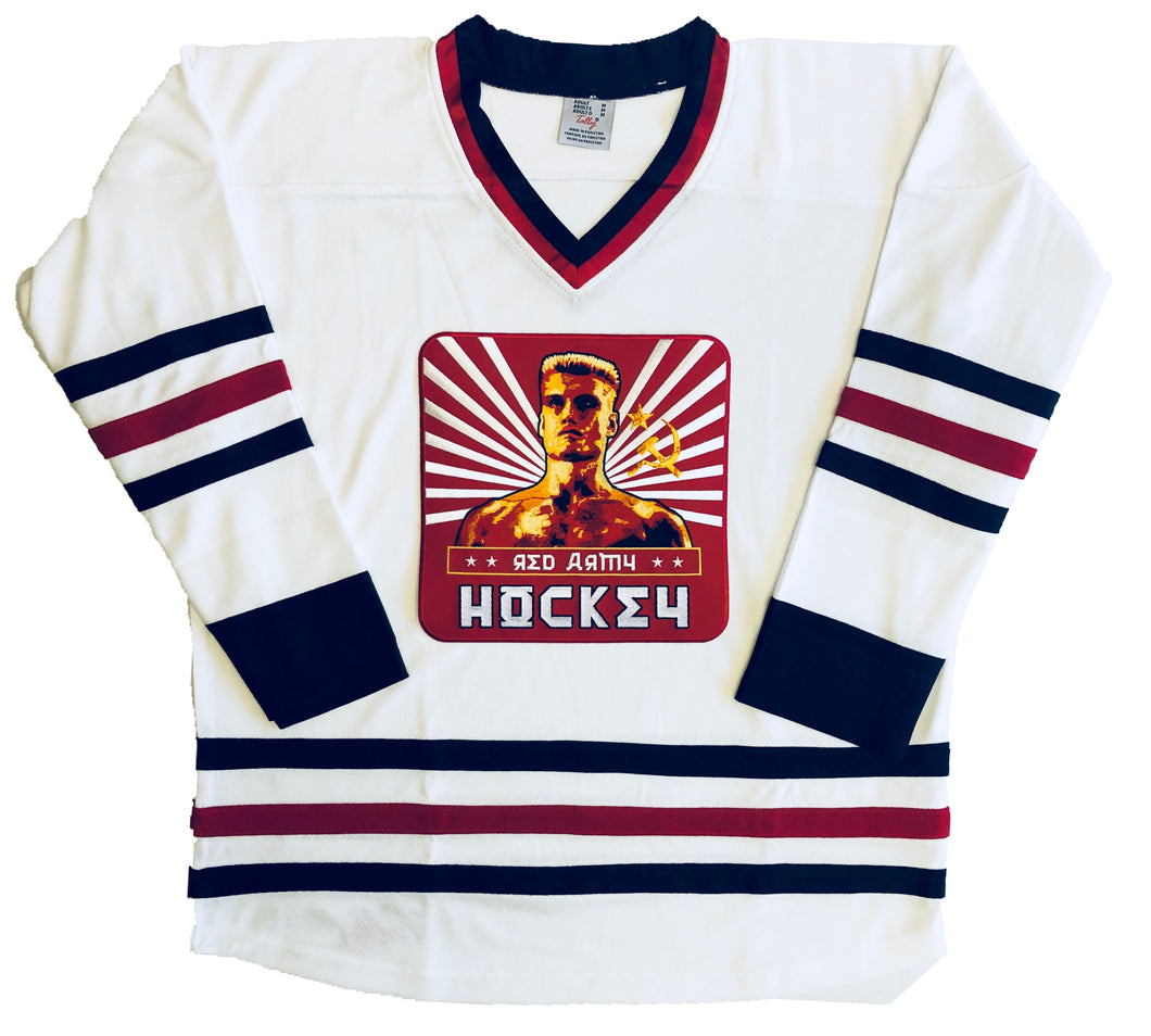 Maillots de hockey personnalisés avec le logo de l'équipe de l'Armée rouge 