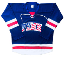 Load image into Gallery viewer, Custom Hockey Jerseys with a PENN Embroidered Twill Logo
