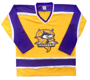 Individuelle Hockey-Trikots mit dem aufgestickten Sharknado-Twill-Logo 