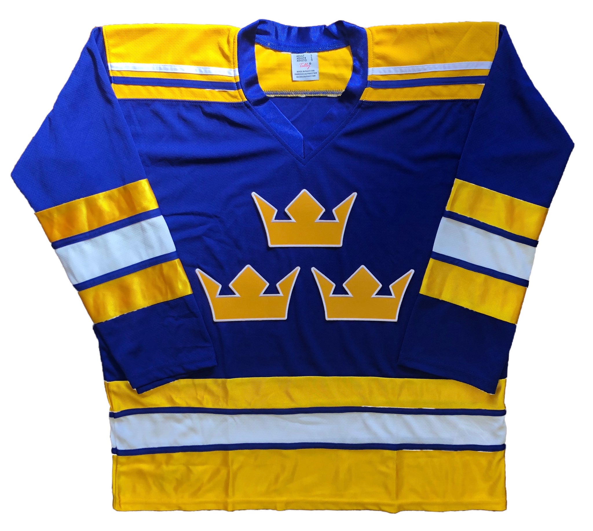 IIHF Team Sweden Customized Number Kit for 2010 Royal Blue Hockey Jersey –  Customize Sports