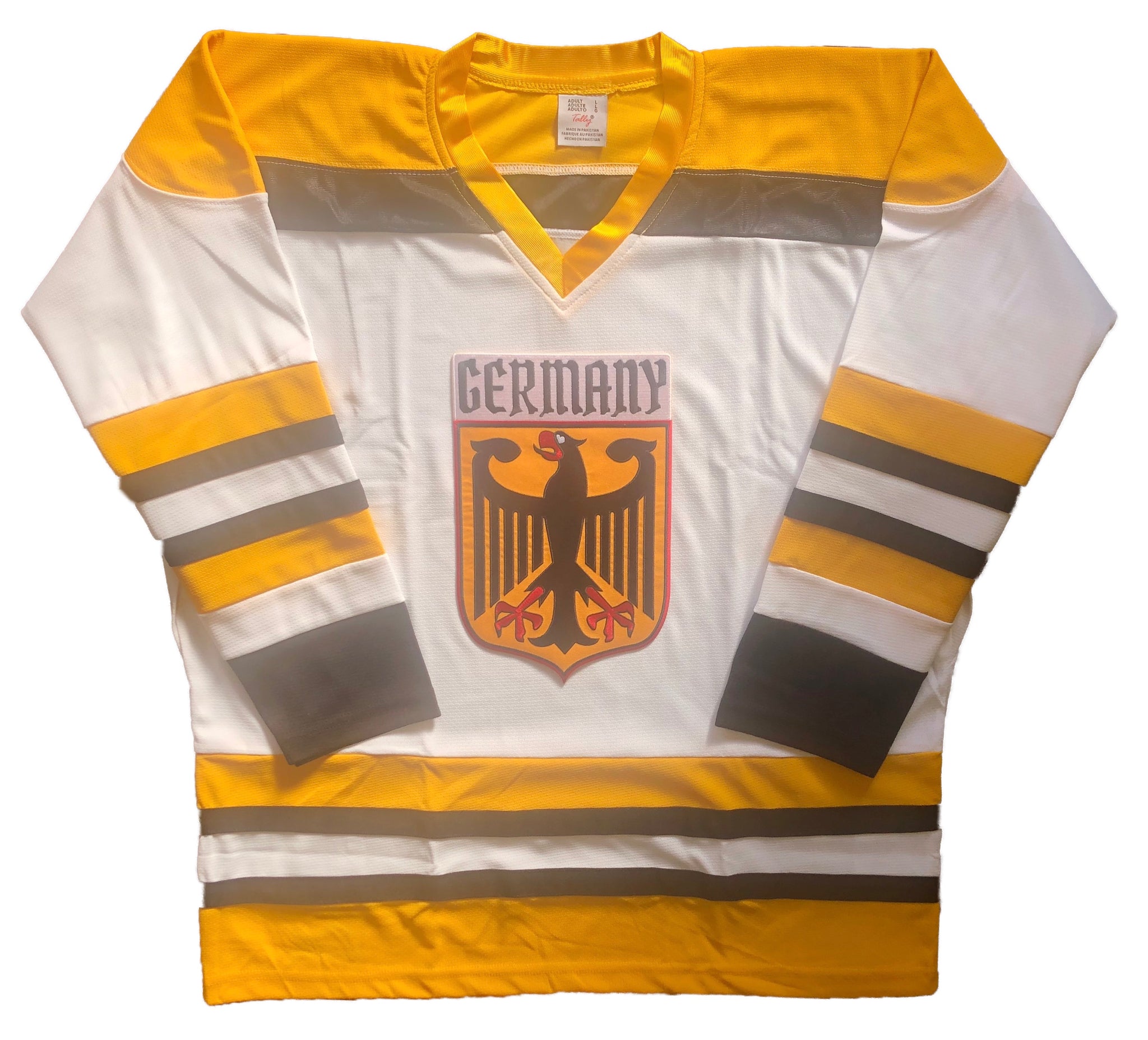 Custom Orange Black-White Hockey Jersey Discount