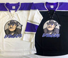 Load image into Gallery viewer, Custom hockey jerseys with the Brewsers team crest
