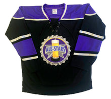 Laden Sie das Bild in den Galerie-Viewer, Custom hockey jerseys with the Ale-Stars embroidered twill crest
