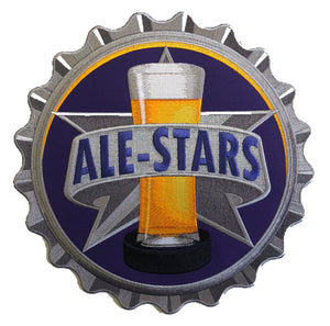 The Ale-Stars embroidered twill crest