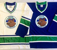 Load image into Gallery viewer, Custom Hockey Jerseys with the Moose Hockey Club Twill Logo
