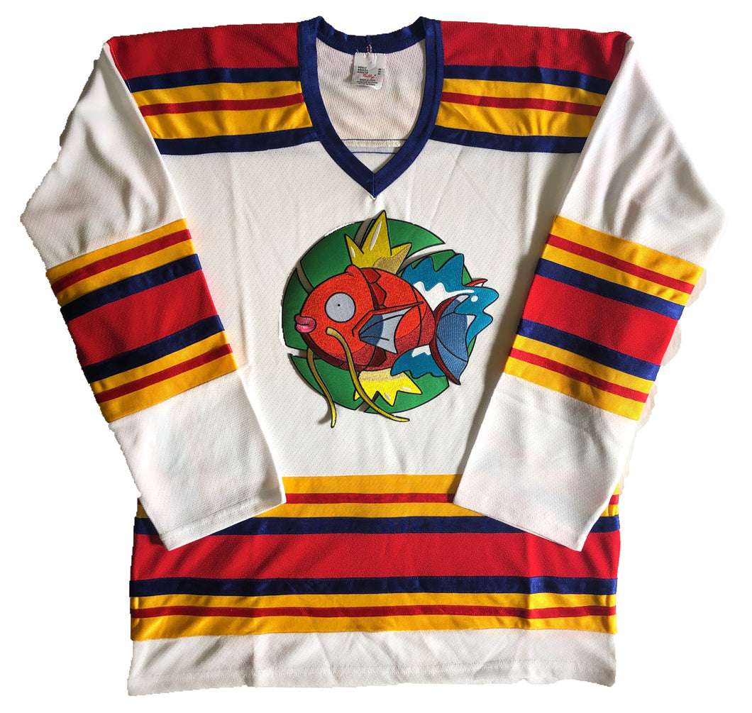 Custom hockey jerseys with a Fish logo