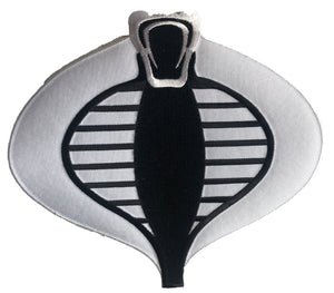 The Cobra embroidered twill logo