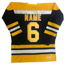 Load image into Gallery viewer, Custom hockey jersey with &quot;R&quot; embroidered twill team logo
