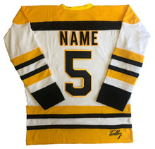 Laden Sie das Bild in den Galerie-Viewer, Custom hockey jersey with &quot;R&quot; embroidered twill team logo

