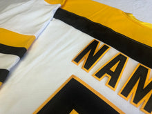 Load image into Gallery viewer, Custom hockey jerseys with a &quot;D&quot; embroidered twill logo
